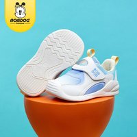 巴布豆童鞋25春季舒适透气防滑软底婴儿学步运动鞋鲸 黑色JJ25C14 23码