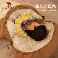 CAMEL骆驼春夏季薄款户外露营过夜午休保暖防寒羽绒棉睡袋173CL05102米白 173CL05102,米白