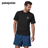 巴塔哥尼亚（Patagonia）男士户外休闲混纺棉环保面料短袖T恤 Lose It  37742 INBK XL