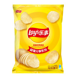 乐事 马铃薯片 原味 135g