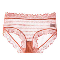 浪莎性感内裤女蕾丝纯棉裆部无痕冰丝中腰超薄透明女士透气诱惑短裤头 8177虾粉+栗色+蓝紫+尼罗蓝 4条 M 160/85 75-95斤 4条装8177虾粉+栗色+蓝紫+尼罗蓝 160/85(M)75-95斤