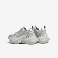 他她2024秋时尚简约休闲百搭女老爹鞋GGV01CM4 银/灰 39