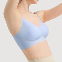 有棵树 YOUKESHU背心内衣女薄款一片式文胸无痕防下垂收副乳美背内衣聚拢文胸一体