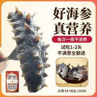 张奶奶大连鲜食即食海参礼盒装非干货鲜活辽刺参速食冷冻水产特价 即食海参 500g 小头实惠/14-18头 好海参 真鲜美