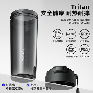 富光大容量tritan塑料随手茶水杯子便携男女士运动户外夏季680ml 【Tritan材质】白色680ml