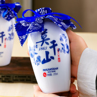 莫干山绍迅黄酒花雕酒陈年老酒手工酿造加饭酒自饮去腥烧菜厨用桶装 古法八年花雕 375mL 6瓶 礼盒 12.5度