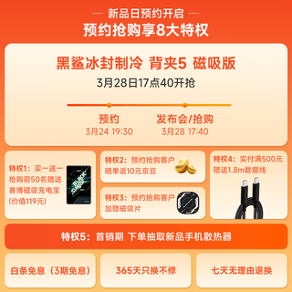  BLACK SHARK/黑鲨 磁吸 手机散热器  无线连接 烈焰黑