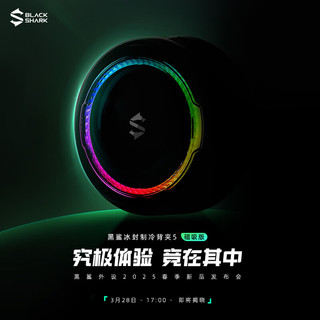  BLACK SHARK/黑鲨 磁吸 手机散热器  无线连接 烈焰黑