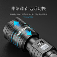 手电筒强光户外超亮远射小型迷你便携可充电式家用耐家用超长续航