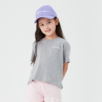 【福袋领券2件159】Champion冠军童装男女童短袖T恤运动短裤 黑色扎染(草写) M