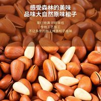 憨豆熊东北松子560g罐装新货饱满开口松子手剥坚果年货休闲零食品