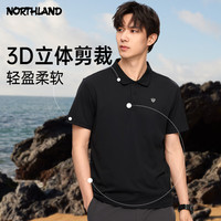 诺诗兰(NORTHLAND)25春夏短袖T恤户外速干清爽户外徒步休闲短袖速干t恤 暗蓝宝石色-87E男 XL (175) 180