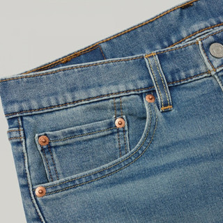 Levi's 李维斯 男士505标准直筒牛仔裤 00505-3236 蓝色 30 32