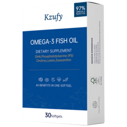 KzuFY 3盒】小文曲鱼油97%高浓度omega3补脑备考DHA神经酸EPA巴康明鱼油