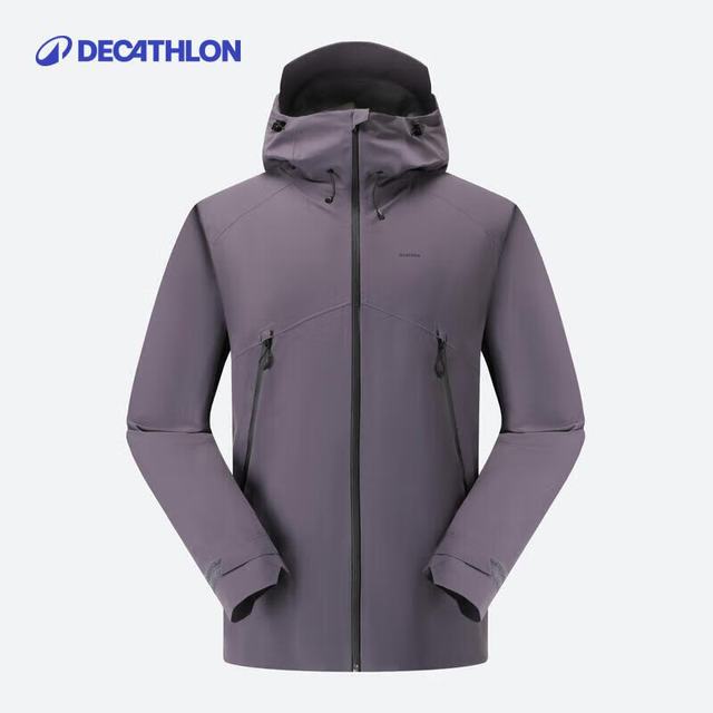 今日必买：迪卡侬 硬壳冲锋衣 MH500 -暮山紫 S