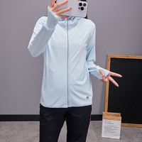 Simboo防晒衣女2024夏季冰丝防紫外线外套轻薄皮肤衣男防晒骑行服 JA23887浅月兰-女 XL