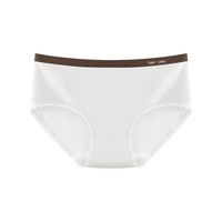 PEANOJEAN内裤女士纯棉无痕全棉抗菌裆2024新款透气少女生中腰三角短裤E305 白色 1条 M 【适合70-95斤】