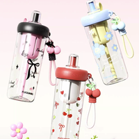 富光 FG0525-680 甜芙 塑料杯 680ml 樱桃丸子