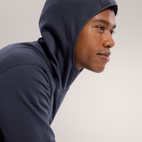 ARC‘TERYX/始祖鸟男士抓绒卫衣X000008444圆领套头 蓝宝石色 M