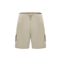 日高（NIKKO）机能范速干工装短裤男士 夏季运动五分裤薄款透气中裤 杏色 XXL