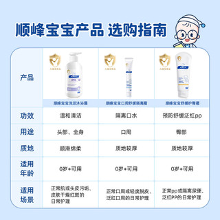 顺峰宝宝礼包宝宝儿童润肤乳爽身保湿霜 6袋装