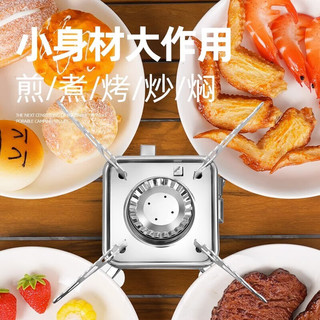 北岳卡式炉户外野营炉具烧水煮茶炉头便携折叠燃气炉分体高山露营炊具 【单用款】野营炉