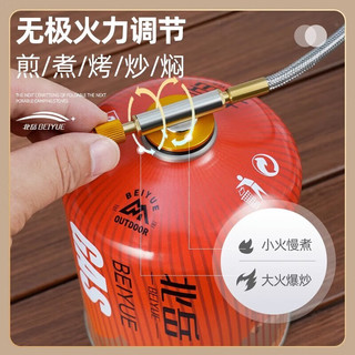 北岳卡式炉户外野营炉具烧水煮茶炉头便携折叠燃气炉分体高山露营炊具 【单用款】野营炉
