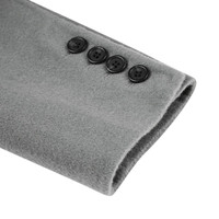 gxgjeansgxg.jeans男装2022年冬季绵羊毛潮流双面呢长款大衣 军绿 175/L