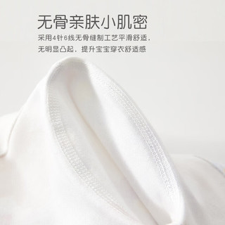 艾咪艾咪婴儿连体衣春秋季纯棉无骨衣服女宝宝哈衣外出爬服新生儿睡衣 小熊玩耍 73cm