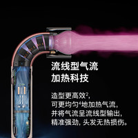 戴森（DYSON）精准造型吹风机 Supersonic r 电吹风 负离子 速干护发 更小更轻更快 沙龙级美发科技  HD17晶耀紫