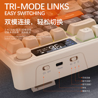ZIYOU LANG/自由狼 机械手感静音 蓝牙无线双模键盘鼠标套装