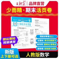 2024新版上册三四五六年级王朝霞期末活页试卷真题卷各地期末试卷活页卷科目任选