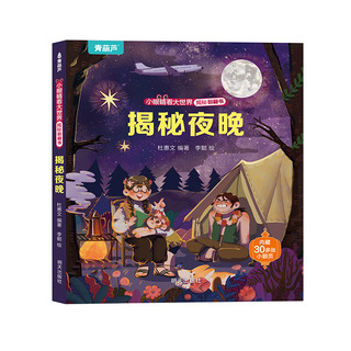揭秘翻翻书系列 幼儿园儿童3d立体书绘本宝宝科普百科认知早教立体小翻页揭秘系列读物 儿童科学教育趣味亲子互动精装玩具书 揭秘夜晚