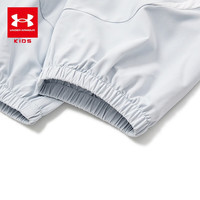 安德玛（Under Armour）童裤男女童春夏速干梭织长裤运动休闲梭织长裤儿童裤子252123506 浅灰 110