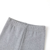 嘟嘟家女童打底裤春季洋气小女孩裤子春装宝宝休闲裤儿童童装wp 米白色 73