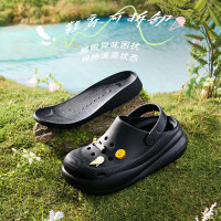 圣代丨361°洞洞鞋女鞋透气休闲拖鞋厚底运动鞋潮流凉拖