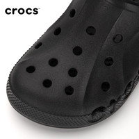 CROCS卡骆驰洞洞鞋男鞋女鞋夏季经典克骆格户外男士沙滩鞋凉鞋拖鞋 10126-001贝雅/黑色 43 -44(280mm) 经典贝雅/黑色