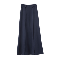 晚白【断码直降】新款时尚简约气质半裙休闲大摆减龄通勤半身裙