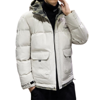 Deerway德尔惠棉服男外套棉衣男夹克袄子外衣连帽保暖宽松防寒面包服