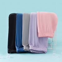 MQDMINI童装儿童裤子男童防蚊裤女童夏季薄款休闲裤宝宝衣服ZQ GOGO字母牛仔蓝 120