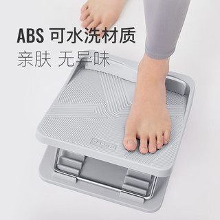 Keep拉筋板斜踏板小腿拉伸中考训练辅助提拉家用美腿拉筋凳 冰川灰 【升级】冰川灰