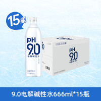 康师傅 电解碱性水PH9.0无糖无脂整箱装 666ml*15瓶*2箱