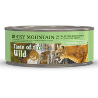 荒野盛宴 Taste of the Wild 鹿肉鳟鱼三文鱼成猫幼猫猫主食罐头湿粮85g&156g/罐