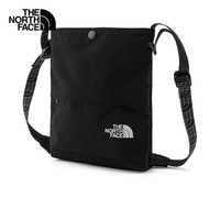 北面（The North Face）单肩包男女通用款舒适斜挎包便捷收纳户外24秋季|8AMR 4HF/宇宙黑 OS/4.5L