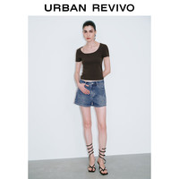 URBAN REVIVO 简约 女士短袖T恤