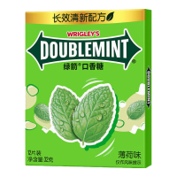 绿箭益达口香糖 办公室休闲零食 方便携带  绿箭原味薄荷12片*10盒