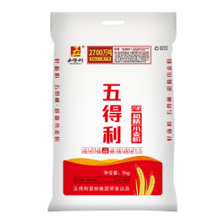 五得利 六星超精小麦粉 5kg 中筋面粉