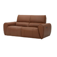 国家补贴：乐至宝 LAZBOY 真皮功能沙发 琥珀橙-双人双电动-1.8米
