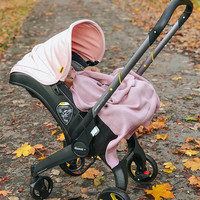 DOONA新生婴儿推车多功能汽车座椅便携提篮三合一折叠伞车 火焰红（20号前）