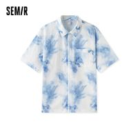 森马 Semir短袖衬衫男宽松中性风上衣时髦装101324104201